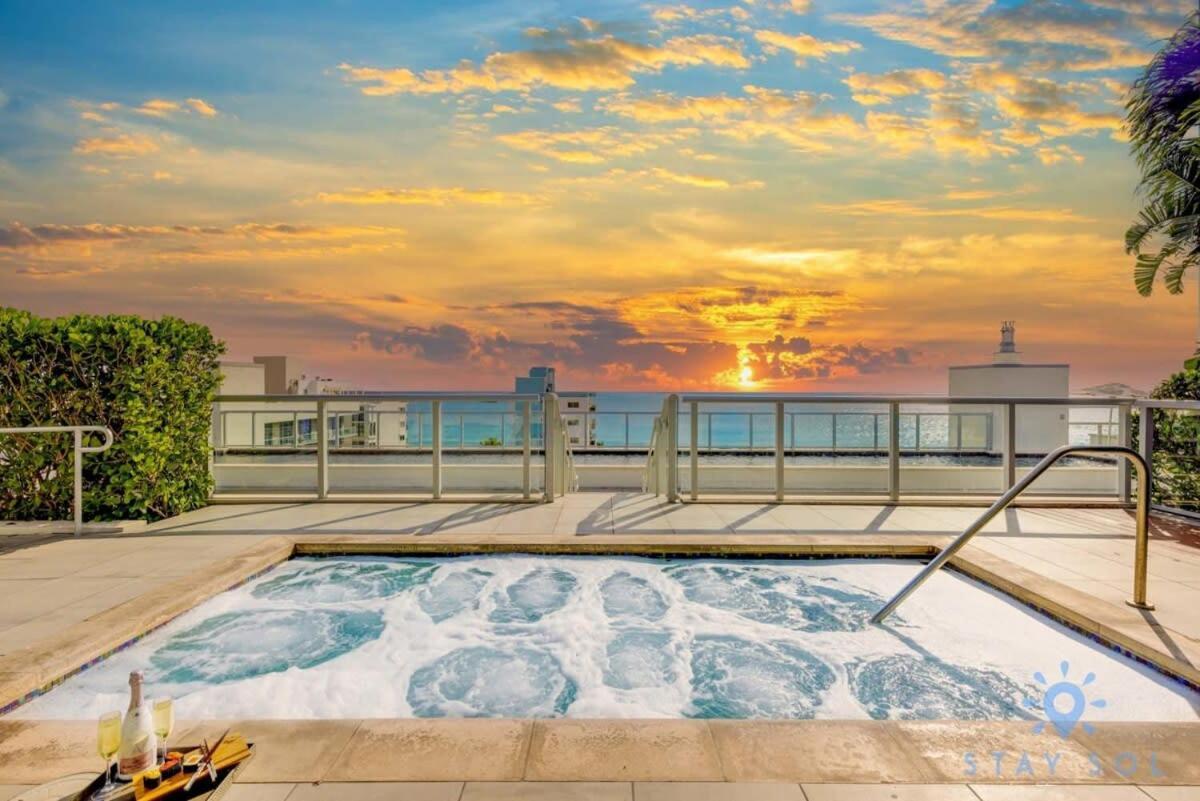 Rooftop Pool - Ocean View Balcony - Hollywood Beach Exterior foto