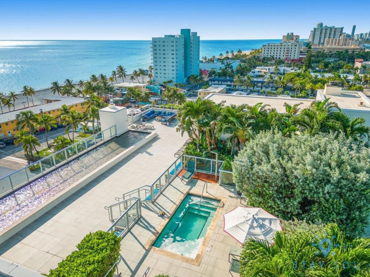 Rooftop Pool - Ocean View Balcony - Hollywood Beach Exterior foto